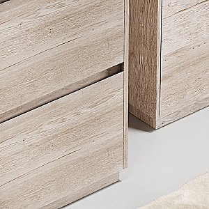 Тумба с раковиной Sancos Libra Floor 60 LB60FEG дуб галифакс натуральный для ванной в интернет-магазине Sanbest