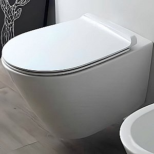 Унитаз подвесной SIMAS Gambassi GA18bi безободковый, белый купить в интернет-магазине Sanbest