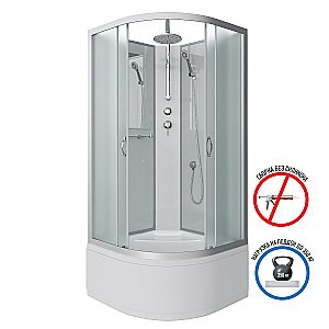 Душевая кабина Niagara Classic NG-2309-14BKT 100х100 купить в интернет-магазине Sanbest