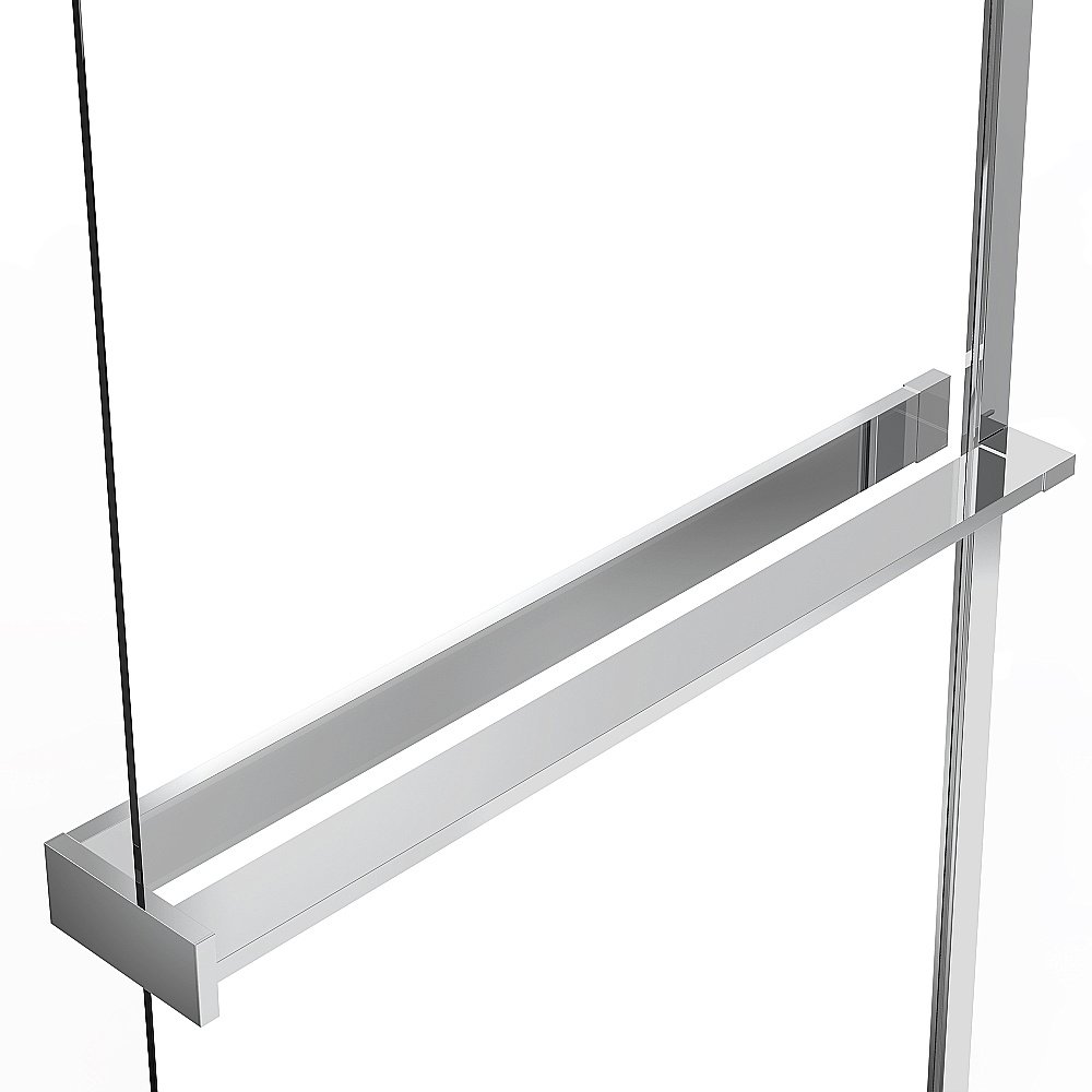 Душевая перегородка Vincea Walk-In VSW-1HR100CL 100x200 профиль хром/стекло прозрачное купить в интернет-магазине Sanbest