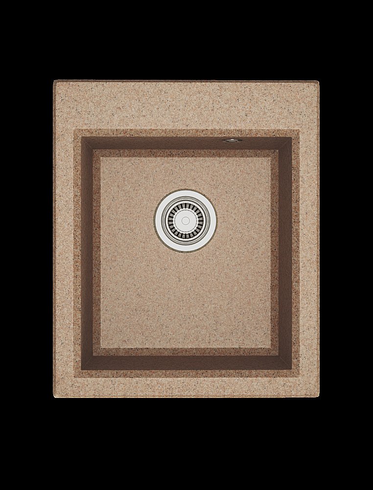 Мойка кухонная Акватон Линеа 43 песочная купить в интернет-магазине сантехники Sanbest
