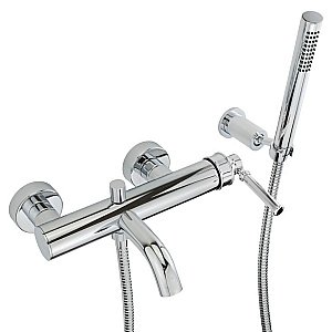 Смеситель для ванны Migliore Ermitage Mini хром ручка латунь купить в интернет-магазине сантехники Sanbest