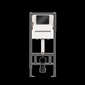 Инсталляция для унитаза Ceramica Nova Balance CN121002MB кнопка черный матовый купить в интернет-магазине сантехники Sanbest