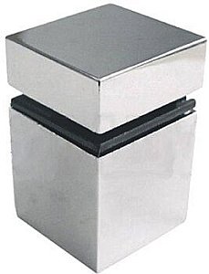 Полка стеклянная De Aqua Квадро 258152 80 хром купить в интернет-магазине сантехники Sanbest