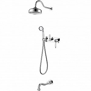 Душевая система Boheme Tradizionale Chromo 268 хром купить в интернет-магазине сантехники Sanbest
