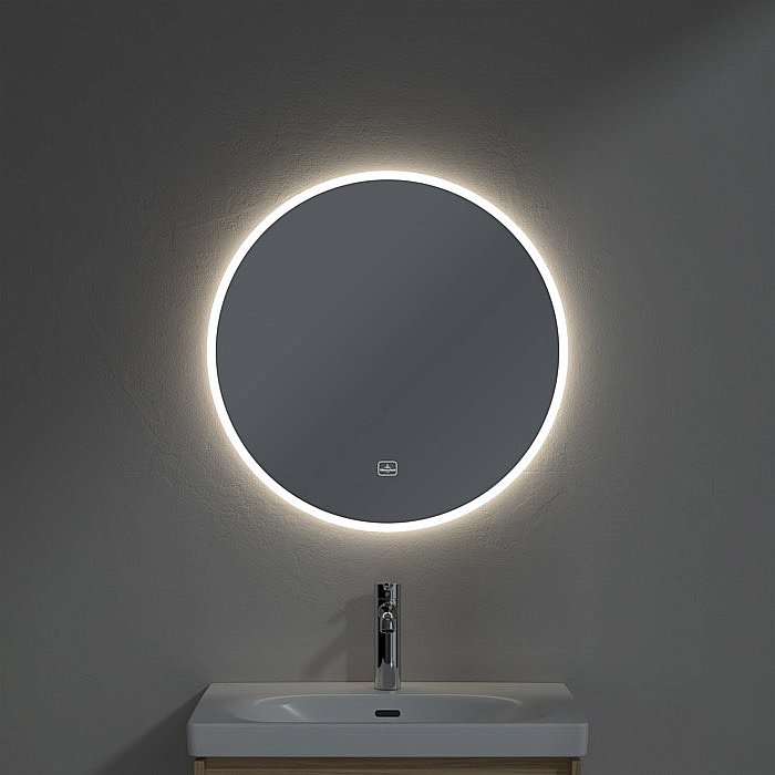 Зеркало Villeroy&Boch More to See Lite+ A4846500 65x65 в ванную от интернет-магазине сантехники Sanbest