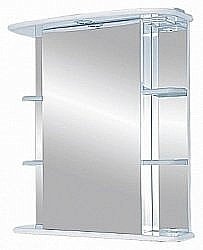 Зеркальный шкаф Misty Магнолия 55 белый купить в интернет-магазине сантехники Sanbest