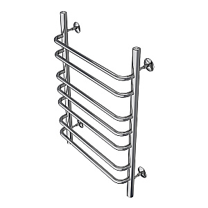 Полотенцесушитель водяной Azario FERRARA П7 500х800 AZ09158 хром купить в интернет-магазине сантехники Sanbest