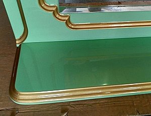 Зеркало Misty Praga 74x100 Зеркало салатовая/ патина в ванную от интернет-магазине сантехники Sanbest