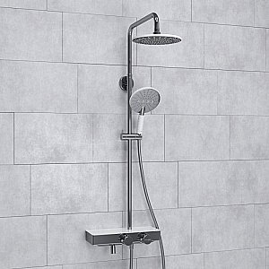 Душевая система WasserKraft Aller SET2652 Thermo хром купить в интернет-магазине сантехники Sanbest