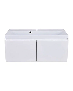 Тумба с раковиной Orange КВАДРО KV-100TUW+Racl для ванной в интернет-магазине Sanbest