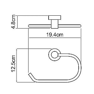 Полотенцедержатель кольцо WasserKRAFT Donau K-9460 купить в интернет-магазине сантехники Sanbest