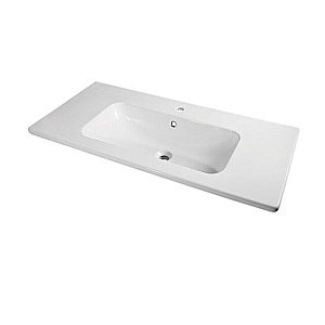 Тумба с раковиной Caprigo Sydney 100 с 2 ящиками белая для ванной в интернет-магазине Sanbest