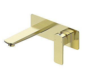 Смеситель для раковины встраиваемый WONZON & WOGHAND EDGE, Брашированное золото (WW-88869003- BG) купить в интернет-магазине сантехники Sanbest