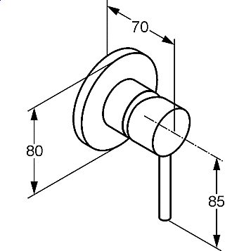Смеситель для душа Kludi Bozz 389253976 черный купить в интернет-магазине сантехники Sanbest