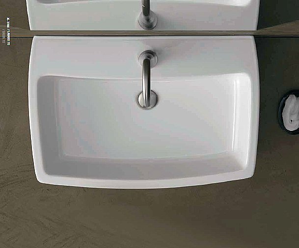 Раковина накладная Axa X-Tre 60 19081 белая купить в интернет-магазине Sanbest