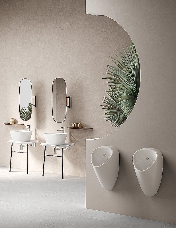 Раковина накладная Vitra Plural 45 7811B401-0016 белая матовая купить в интернет-магазине Sanbest