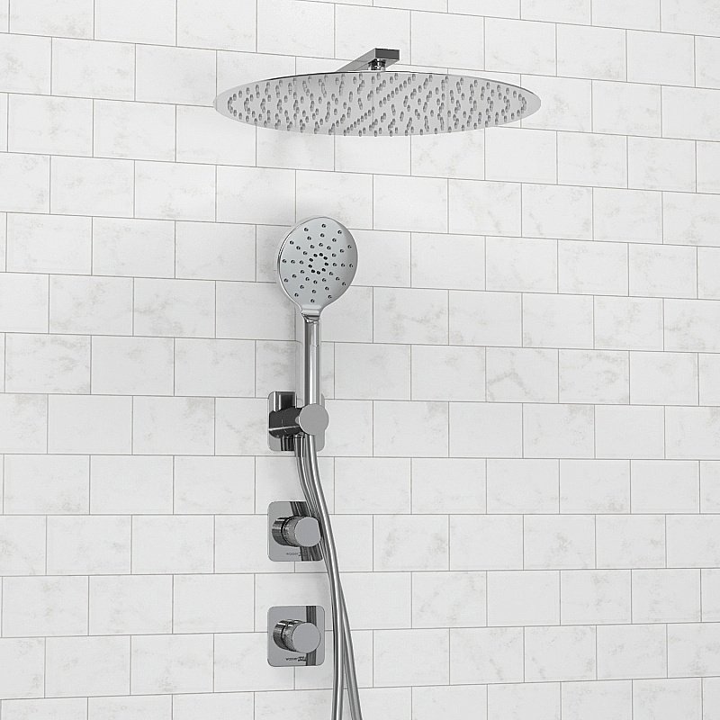 Душевая система WasserKRAFT Mosel 4600 SET2832 хром купить в интернет-магазине сантехники Sanbest