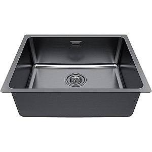 Кухонная мойка Paulmark Yuni 54 YU54-GM вороненая сталь купить в интернет-магазине сантехники Sanbest