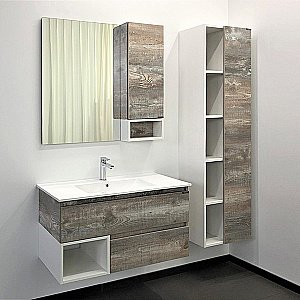 Тумба с раковиной Comforty Турин 90М дуб бежевый для ванной в интернет-магазине Sanbest