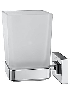 Стакан для зубных щеток с держателем WONZON & WOGHAND FLAT WW-9721 хром купить в интернет-магазине сантехники Sanbest