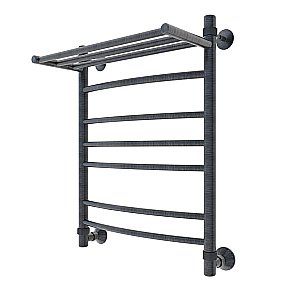 Полотенцесушитель водяной Veconi Nemi-B N6050GR-B графит купить в интернет-магазине сантехники Sanbest