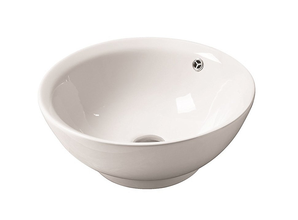 Раковина накладная SantiLine 42,5 SL-1065 белая купить в интернет-магазине Sanbest