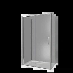 Душевой уголок Good Door Antares WTW+SP+SP 110х100 стекло прозрачное/профиль хром купить в интернет-магазине Sanbest