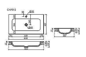 Тумба с раковиной Sancos CODE CD80GP/CN7012MBWX 80 серая платина для ванной в интернет-магазине Sanbest