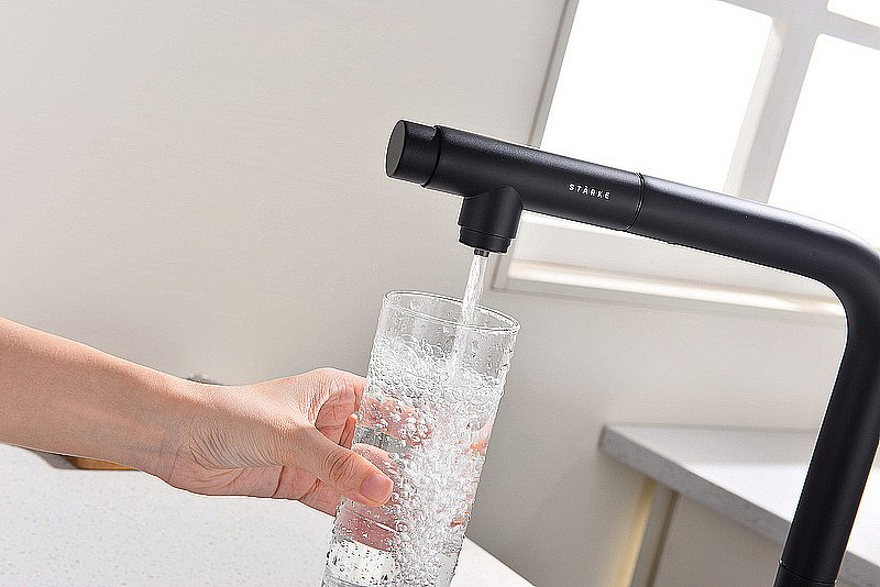 Смеситель для кухни Paulmark Viper Vi213105-AN антрацит купить в интернет-магазине сантехники Sanbest