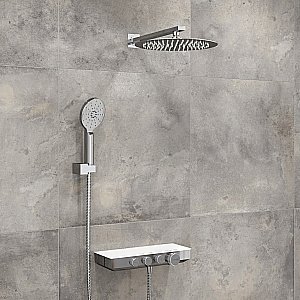 Душевая система WasserKRAFT Mindel A8599.090.116.010.127.011 Thermo хром купить в интернет-магазине сантехники Sanbest