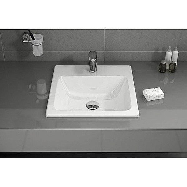 Раковина Vitra S20 quad 45 5463B003-0001 белая купить в интернет-магазине Sanbest