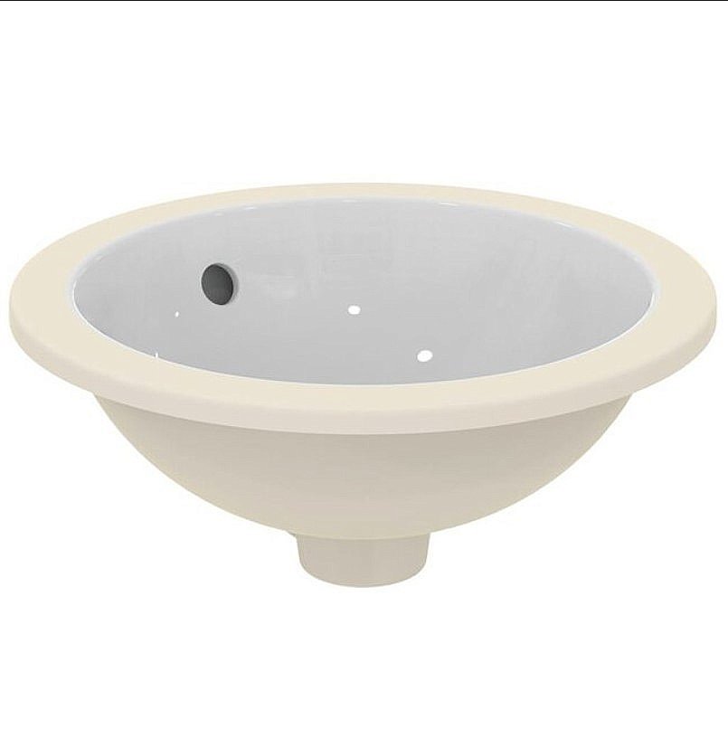 Раковина врезная снизу столешницы Ideal Standard Connect 38 E505201 белая купить в интернет-магазине Sanbest