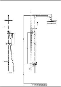 Душевая система Rush Bella BL4535-115 купить в интернет-магазине сантехники Sanbest