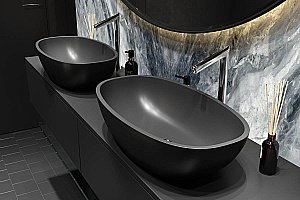 Раковина Holbi Tefia 63 Soft Rock Color 1.02.008.11.3 цвет по RAL купить в интернет-магазине Sanbest