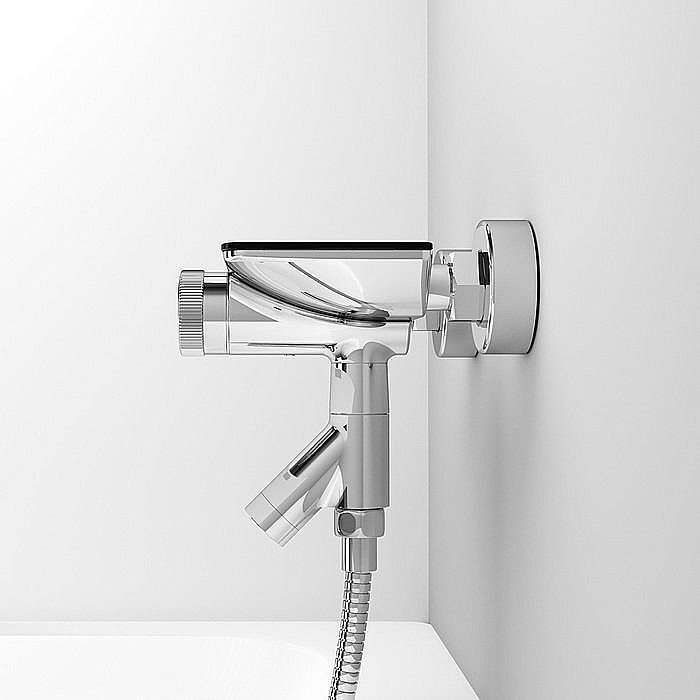 Смеситель для ванны Iddis Shelfy SHESBBTi02WA купить в интернет-магазине сантехники Sanbest