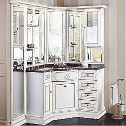 Комплект мебели для ванной Caprigo Spazio композиция 5 для ванной в интернет-магазине Sanbest