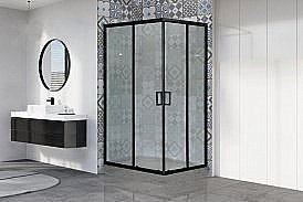 Душевой уголок Royal Bath RB9120HPD-C-BL 120х90 матовый купить в интернет-магазине Sanbest