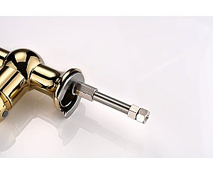 Смеситель для кухни Paulmark Retro Re213226-G золото купить в интернет-магазине сантехники Sanbest