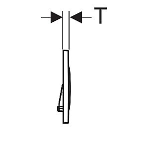 Кнопка для инсталляции Geberit Sigma 20 115.882.01.1 белый купить в интернет-магазине сантехники Sanbest