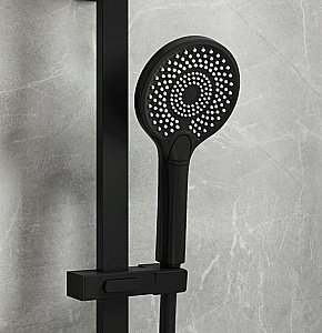 Душевая лейка Iddis Optima Home OPH12BPi18 черный матовый купить в интернет-магазине сантехники Sanbest