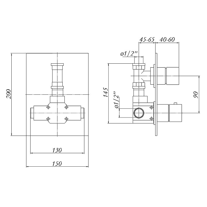 Смеситель для душа Migliore Kvant ML.KVT-2777.CR купить в интернет-магазине сантехники Sanbest