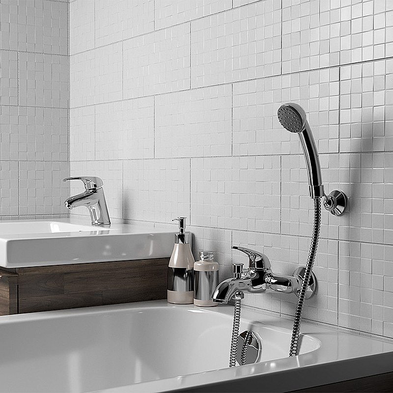 Смеситель для раковины PAINI Smile 39CR205CAKM хром купить в интернет-магазине сантехники Sanbest