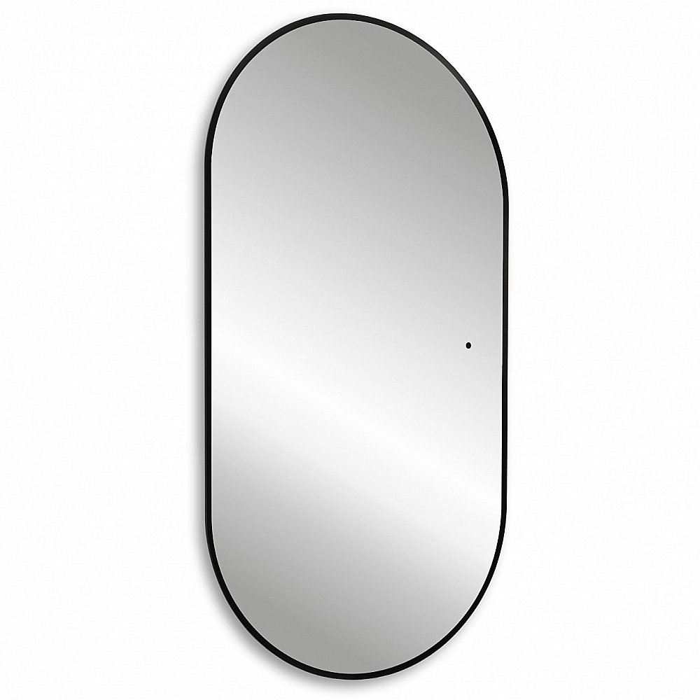 Зеркало ABBER Kontur AG6302SCB 55x105 черный в ванную от интернет-магазине сантехники Sanbest