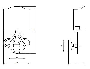 Светильник Migliore Mirella ML.MRL-LP13.CR хром купить в интернет-магазине сантехники Sanbest