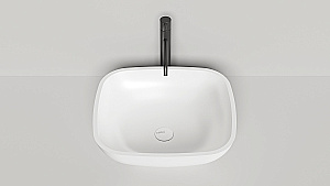 Раковина накладная Salini GLORIA 08 S-Sense 1102108G 50 белая купить в интернет-магазине Sanbest