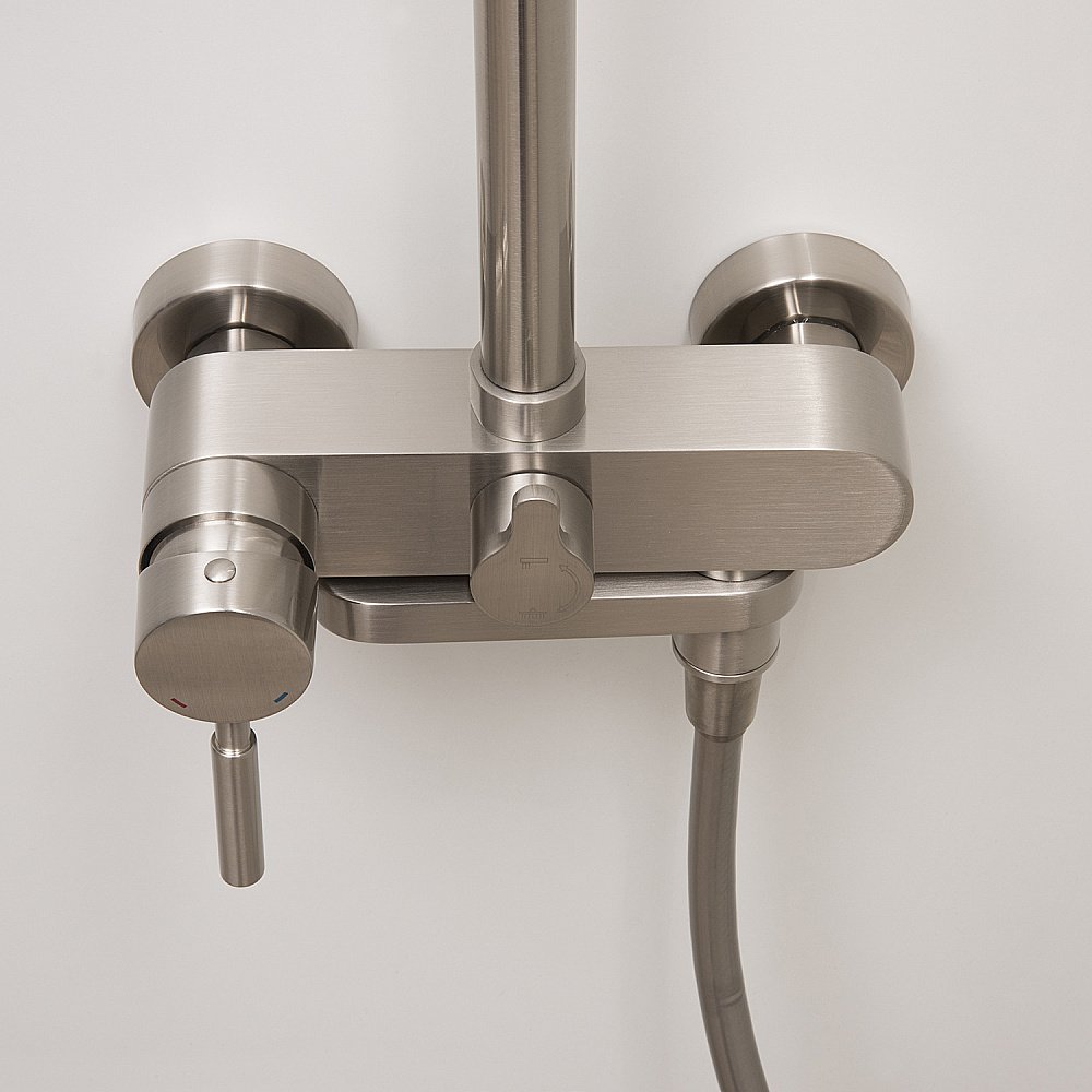 Душевая система WasserKRAFT Wern 4200 A14201 никель купить в интернет-магазине сантехники Sanbest