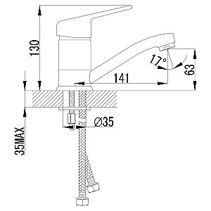 Смеситель для раковины Lemark Luna LM4107C купить в интернет-магазине сантехники Sanbest