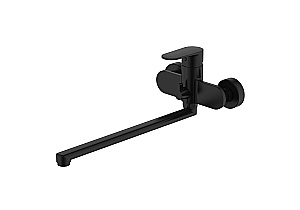 Cмеситель для ванны Aquatek НИКА Set 2 в 1 (AQ1842MB+AQ2017MB) черный матовый купить в интернет-магазине сантехники Sanbest