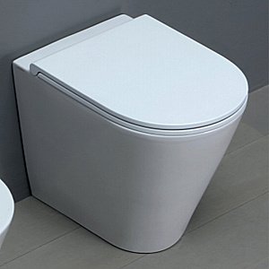 Унитаз приставной Azzurra Forma FMVCTPE00000BI белый, безободковый купить в интернет-магазине Sanbest